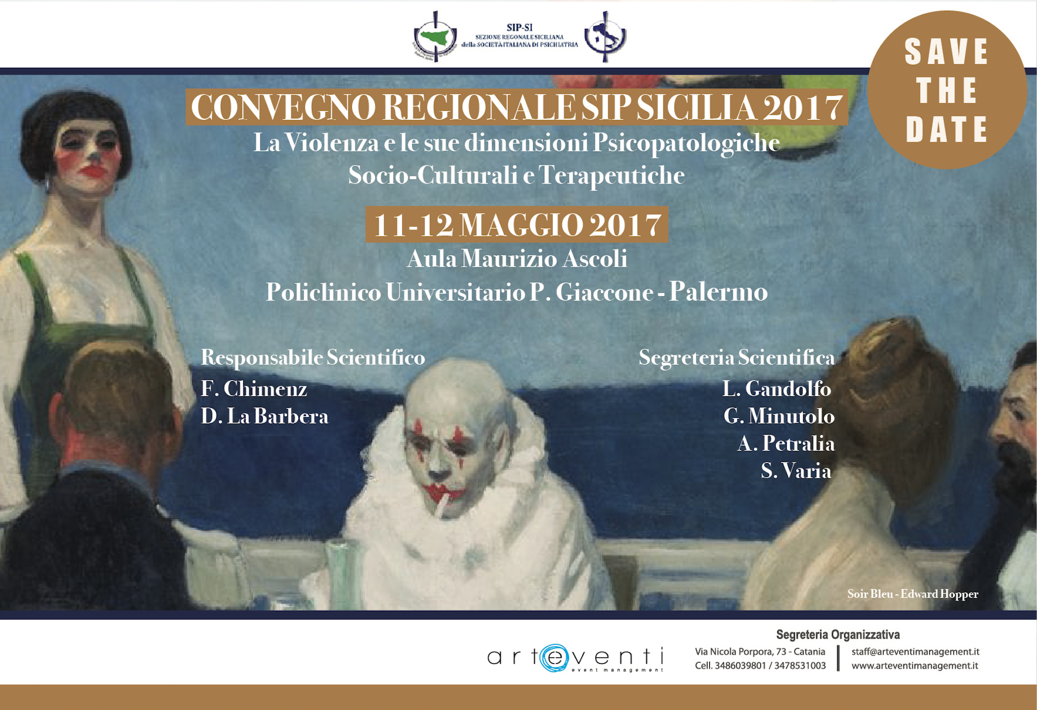 CONVEGNO REGIONALE SIP SICILIA 2017 " La Violenza e le sue dimensioni psicopatologiche... 